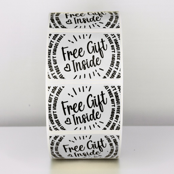 🛍️ Add a Bonus! "Free Gift Inside" Stickers for Package | Customer Appreciation - Picture 11 of 11
